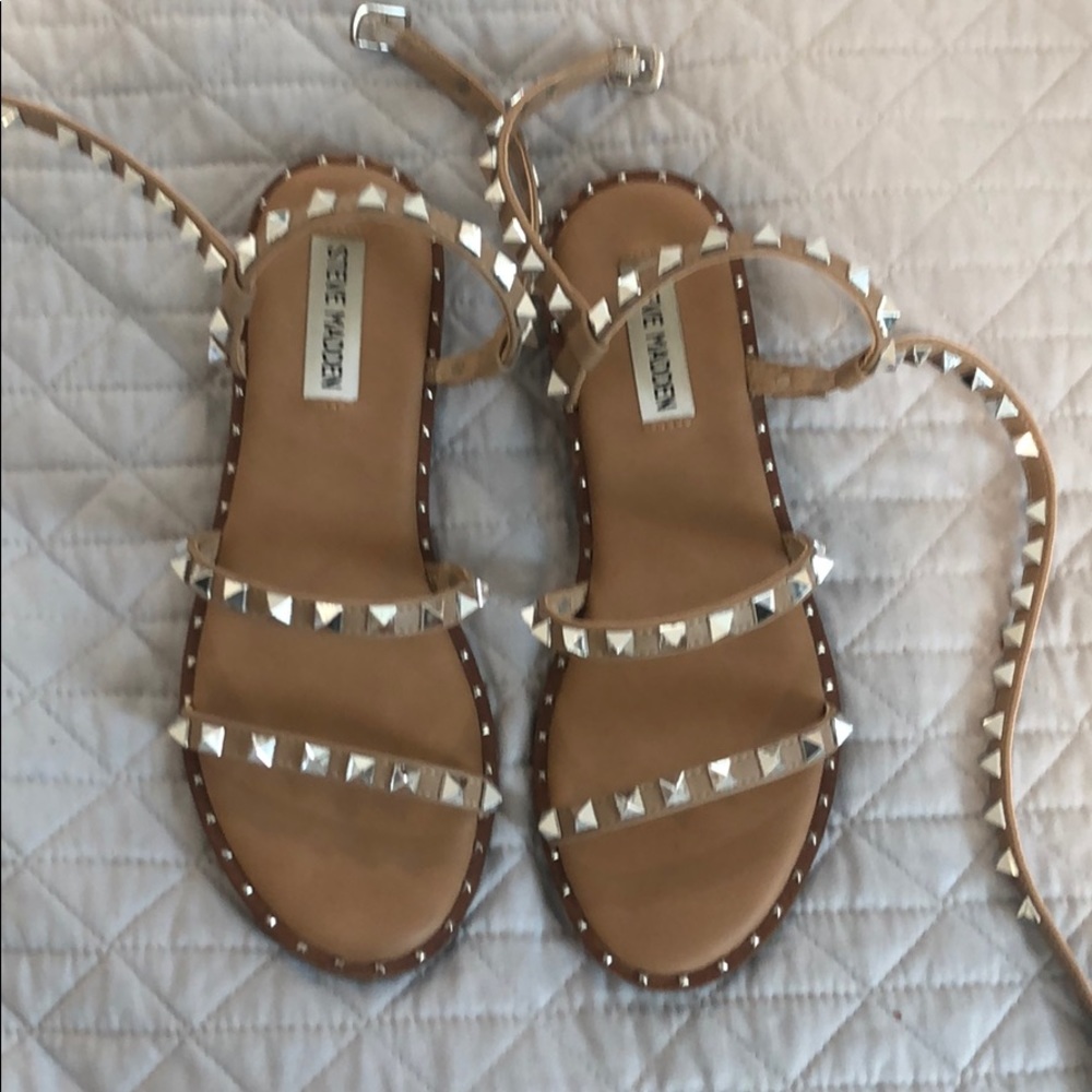 Steve Madden studded wrap sandals